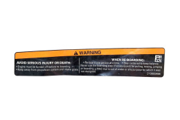Naklejka Warning Sea-Doo